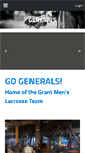 Mobile Screenshot of granthslacrosse.com