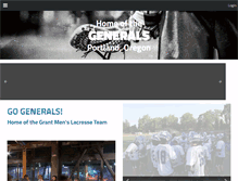 Tablet Screenshot of granthslacrosse.com